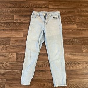Light wash jeans